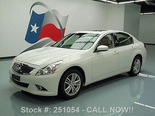 2010 infiniti g37 x awd sedan sunroof nav rear cam 26k texas direct auto