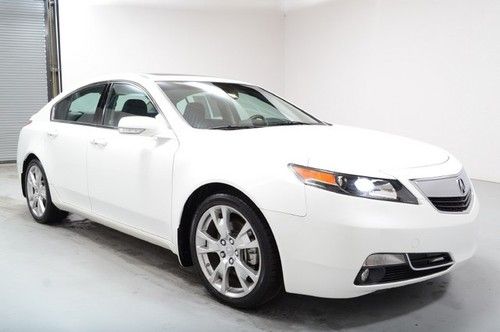 2012 acura tl auto sunroof nav pwr htd leather keyless 16k low miles kchydodge