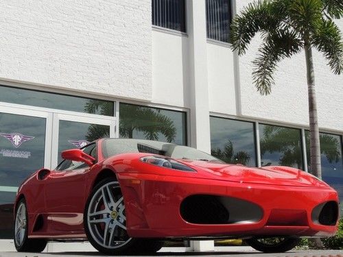 Florida garage kept ferrari 430 coupe scuderia shields 7k miles red tan pristine