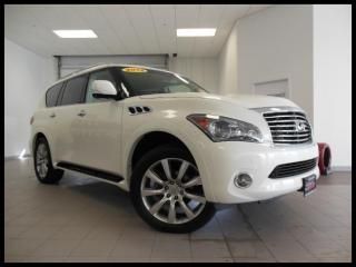 12 infiniti qx56 4x4, navigation, sunroof, dvds, 1 owner, super clean! call!