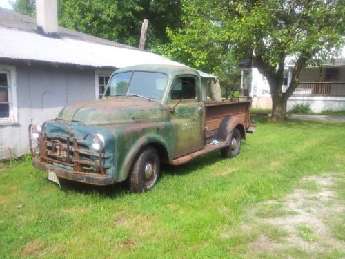 1951 dodge pickup b3c &#034;job rated&#034; patina look running no reserve