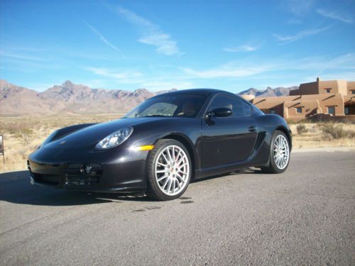 2008 porsche cayman s black with tan interior   perfect condition