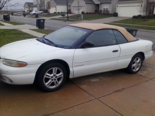 2000 chrysler sebring jx convertible 2-door 2.5l drop the top &amp; ride