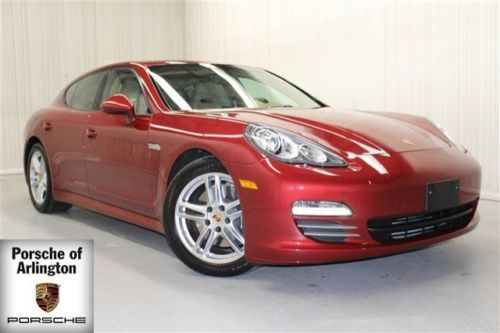 Panamera 4 awd red navi premium pkg bose park assist lane change assist