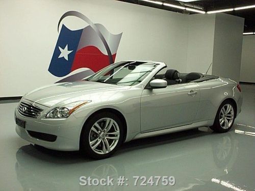 2009 infiniti g37 convertible auto nav rear cam 49k mi texas direct auto