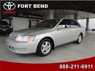 2001 toyota avalon 4dr sedan xl abs alloy cd cruise bags power