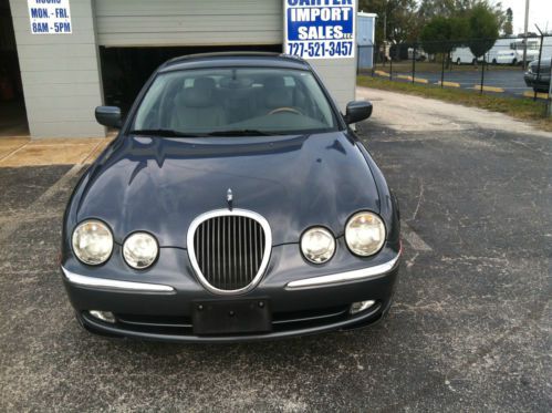 2000 jaguar s-type accident free 68k miles, beautiful 3.0l florida car rust free