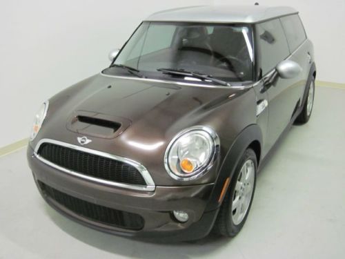 08 mini cooper clubman s hatchback - 3 door - leather - atomatic - turbo - clean