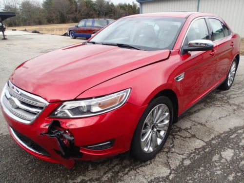 2010 ford taurus limited, salvage, damaged, leather, 28k miles