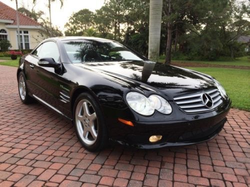 2003 mercedes-benz sl55 amg convertible - low miles, great colors, pano, nav