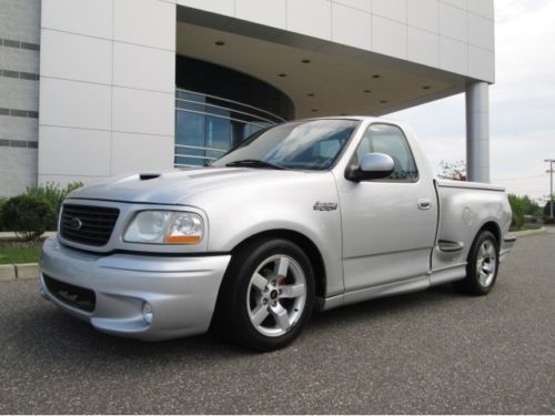 2002 ford f-150 svt lightning pick up silver rare find limited production