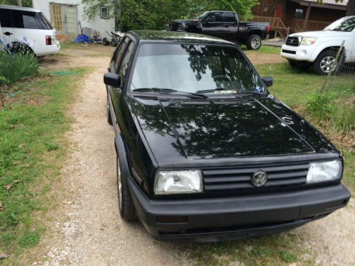 Vw jetta ecodiesel turbo diesel 5 speed manual rare mechanic&#039;s special black tdi