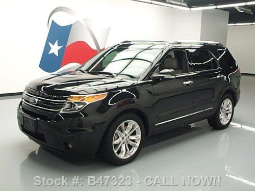 2013 ford explorer ltd dual sunroof leather nav 25k mi texas direct auto