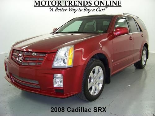 Navigation pano roof luxury 7 pass 3rd seat park assist 2008 cadillac srx 63k