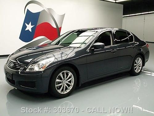 2009 infiniti g37 journey sedan sunroof leather hid 39k texas direct auto