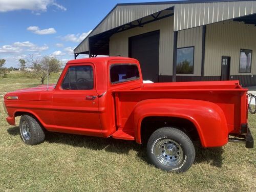 1968 ford f100 red
