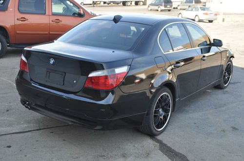 2006 bmw 525xi, awd, low 87k miles, salvage, no reserve!!!