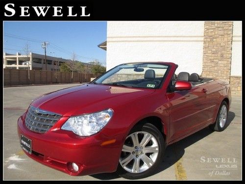 2010 chrysler sebring touring convertible leather sirius radio heated seats