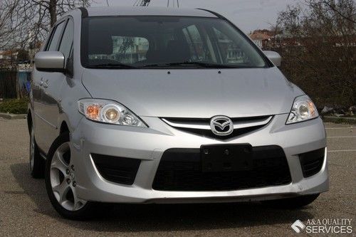 2009 mazda mazda5 sport 2.3l 7 passenger minivan dual sliding doors cd changer