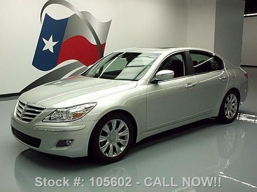 2010 hyundai genesis leather sunroof nav rear cam 15k! texas direct auto