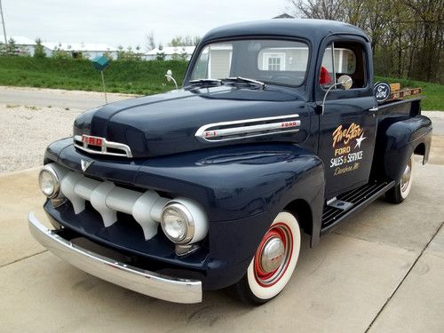 1951 f1 shortbed 283 v8 flathead engine with manual transmission