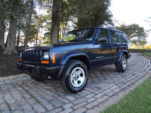 &lt; cherokee classic sport &gt; no reserve &lt; xj low miles no rust clean suv 4x4