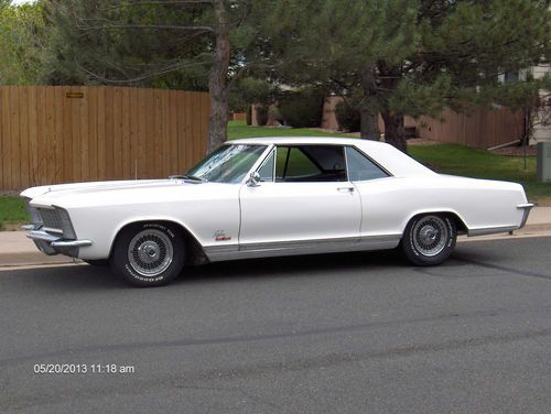 1965 buick riviera gran sport factory ordered super wildcat 465 * * factory  a/c