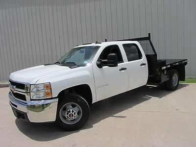 07 c3500hd 6.6l duramax 6spd allison crew  flat-bed carfax tx (buy now) !!!!!!