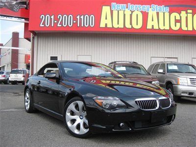 2006 bmw 650i convertible carfax certified 1-owner navigation sport package