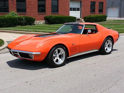 1971 chevy  corvette lt1 cpe custom paint great restoration fantastic shape