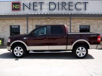 08 4wd crew cab htd leather buckets side steps 82k mi net direct auto texas