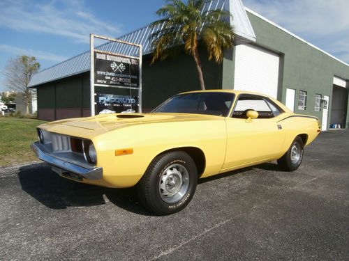 1973 plymouth cuda lemon twist