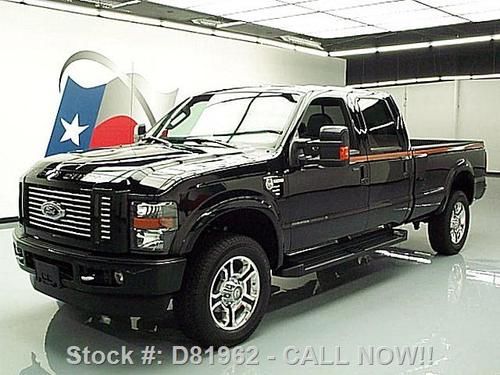 2008 ford f350 harley davidson crew 4x4 diesel 20's 23k texas direct auto