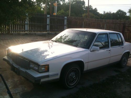 1987 cadillac deville base sedan 4-door 4.1l