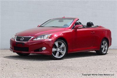 1-owner 19k mi 2011 lexus is250c convertible navigation 10 12 13 is 300 250 350