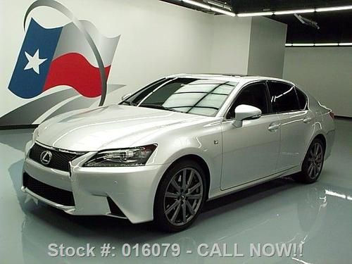 2013 lexus gs 350 f-sport sunroof nav rear cam 6k miles texas direct auto