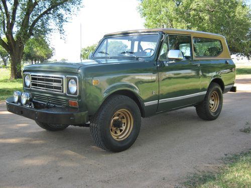 1977 international scout ii - 76k original miles - 345 v8, 4x4