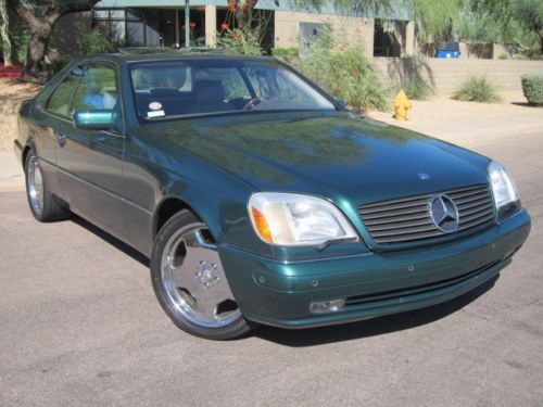 1997 mercedes-benz cl600, 19&#034; amg wheels, lorinser exhaust, dealer maintained