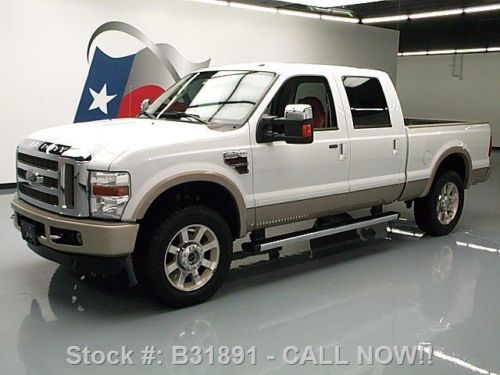 2010 ford f250 king ranch crew 4x4 6.4l diesel nav 57k texas direct auto