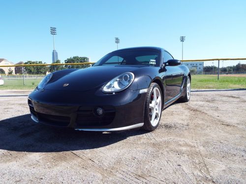 2006 porsche cayman s coupe 3.4l black/black  dealer serviced 6speed clean