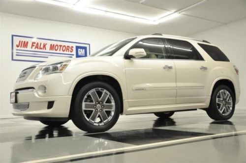 Like new white diamond 12 denali awd dvd navigation sunroof acadia for sale