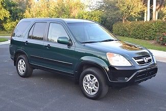 2004 honda crv ex 4wd green 1-owner runs and looks very good, alloy, no reserve