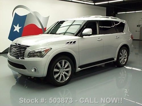 2011 infiniti qx56 theater sunroof nav dvd rear cam 37k texas direct auto