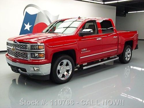 2014 chevy silverado texas crew ltz leather 20&#039;s 1k mi texas direct auto