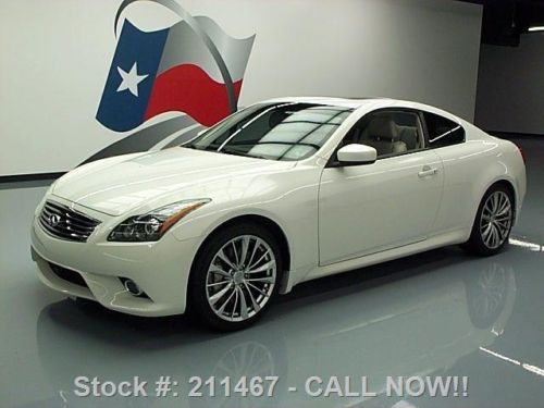 2011 infiniti g37 sport sunroof nav rear cam 19&#039;s 31k texas direct auto