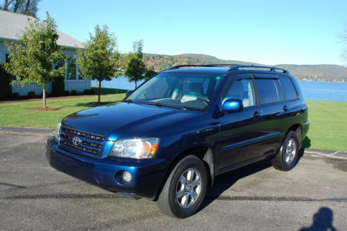 2006 toyota highlander v6 4wd 4x4 local trade new tires great price 300 pics !!!