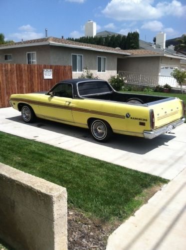 1971 ford ranchero base 5.8l with factory dealer white sale paint scheme