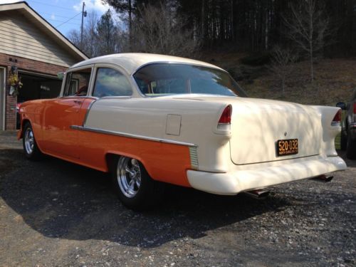 55 chevrolet 210 2 door sedan 350 engine 350 transmission air cond 375 miles