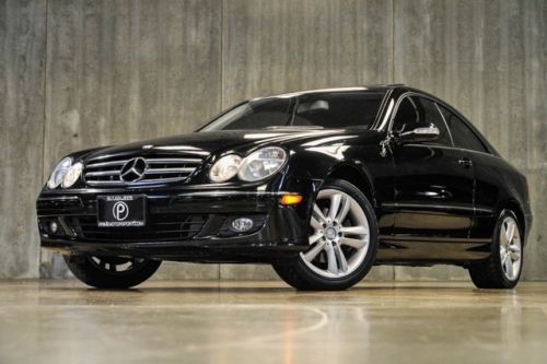 2008 mercedes-benz clk350 coupe! 1ownr! premium1! navi! htd sts! sat radio!