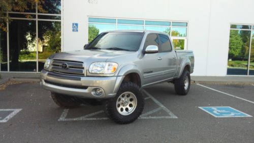 2005 toyota tundra v8 4x4 lifted, 35&#034; toyo off road tires, leather, only  69k!!